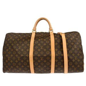 Louis Vuitton Monogram Keepall Bandouliere 60 Duffle Bag M41412 FL0014 155868